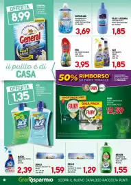 Volantino Gran Risparmio Pagina 14: Ace detergente spray €1,85, Dealo rotolo sacchetto frigo €1,59