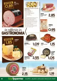 Volantino Gran Risparmio Pagina 2: Coati spianata piccante letto €1,15, Asiago Dop Nero Letto €1,05