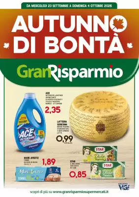 Gran Risparmio (valido fino al 4-10)