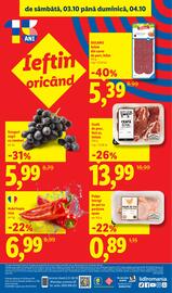Catalog Lidl săptămâna 40 Pagină 78: Ardei kapia roșu €6,99, Pulpe de pui €0,89
