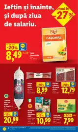 Catalog Lidl săptămâna 40 Pagină 12: Milbona brânză gorgonzola d.o.p. €10,99, Dulano cubulețe din șuncă de porc €12,79