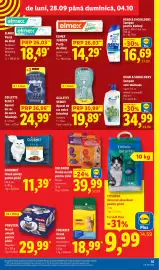 Catalog Lidl săptămâna 40 Pagină 15: Orlando hrană uscată pentru câini diverse sortimente €39,99