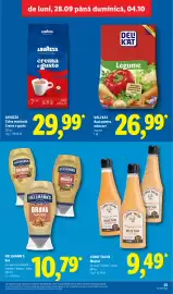 Catalog Lidl săptămâna 40 Pagină 25: Hellmann's sos €10,79, Delikat bază pentru mâncare legume €26,99
