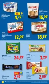 Catalog Lidl săptămâna 40 Pagină 26: Kinder Happy Hippo €12,99, Nutella B-ready Batoane €18,99