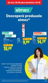 Catalog Lidl săptămâna 40 Pagină 31: Elmex periua de dinti interdental soft €9,99, Elmex pastă de dinți €18,49