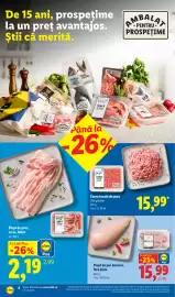 Catalog Lidl săptămâna 40 Pagină 4: Lidl Piept de pui dezosat, fără piele €15,99, Lidl Plus Piept de porc cu os, feliat €2,19