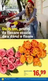 Catalog Lidl săptămâna 40 Pagină 42: Buchet de trandafiri €16,99