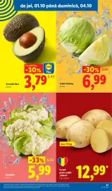 Catalog Lidl săptămâna 40 Pagină 47: Cartofi pentru prăjit „Edison” €12,99, Lidl Avocado Hass €3,79
