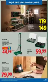 Catalog Lidl săptămâna 40 Pagină 67: Parkside trusă carote €59,99, Parkside cărucior pliabil transport marfă €44,99