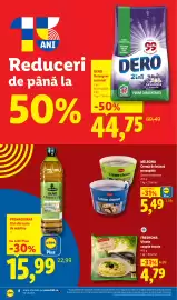 Catalog Lidl săptămâna 40 Pagină 8: Milbona cremă de brânză proaspătă €5,49, Primadonna ulei din turte de măsline €15,99