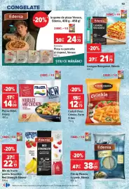 Catalog Carrefour săptămâna 39 Pagină 10: Edenia pizza €24,79, Farm frites crinkle oven fries €12,79