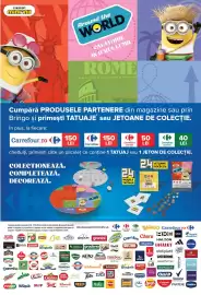 Catalog Carrefour săptămâna 39 Pagină 2: ILLUMINATION'S minionII UCS LLC Around the WORLD CĂLĂTORIE ÎN JURUL LUMII ROME
