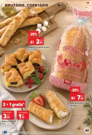Catalog Carrefour săptămâna 39 Pagină 39: Vel Pitar €1,79, Prajitură cu prune și iaurt €2,99
