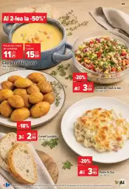 Catalog Carrefour săptămâna 39 Pagină 40: Salată de năut cu ton €3,59, Pasta Di Teo €3,99