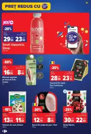Catalog Carrefour săptămâna 39 Pagină 41: Sloop smuti căpșunică €23,99, Vișine Edenia €22,99