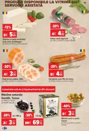 Catalog Carrefour săptămâna 39 Pagină 43: Aldis piept de pui umplut €3,95, Telemea €5,49