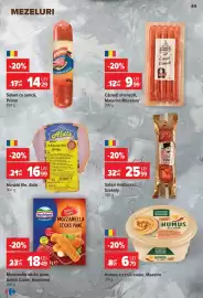 Catalog Carrefour săptămâna 39 Pagină 44: Hochland mozzarella sticks pane €18,49, Muschi file €16,99