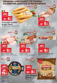 Catalog Carrefour săptămâna 39 Pagină 5: Şuncă de Praga €5,65, Kaizer Cris-Tim €6,79
