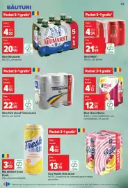 Catalog Carrefour săptămâna 39 Pagină 72: Ursus remix €12,35, Bere fără alcool Timisoreana €22,49