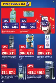 Catalog Carrefour săptămâna 39 Pagină 75: Head & Shoulders şampon €44,59, Aparat de ras Gillette Fusion Proglide €63,29