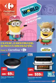 Catalog Carrefour săptămâna 39 Pagină 1: Friteuză dublă Tefal EY922 €559,99, Tefal tigaie wok €69,90