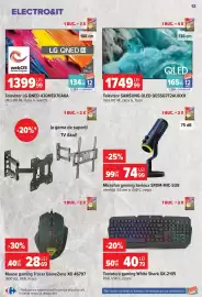 Catalog Carrefour săptămâna 39 Pagină 13: White Shark tastatură gaming €40,79, Samsung televizor QLED QE55Q7F2AUXXH €1.749,99