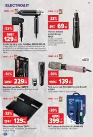Catalog Carrefour săptămâna 39 Pagină 9: Aparat de tuns Braun HC5510 €229,99, Beurer cântar inteligent bf451 €129,99