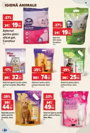 Catalog Carrefour Pagină 8: Companino așternut pentru pisici €19,90, Miau Miau așternut igienic pentru pisici €32,90