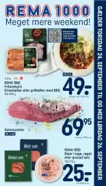 REMA 1000 tilbudsavis Side 1: REMA 1000 Meget mere weekend! FRILANDS GRISE KÆBER GRIS GRILL KØLLER BBQ FRILANDS GRIS
