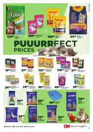 OK Foods catalogue Page 11: Pamper Royal Fishies Cat Treats €36,99, Whiskas Wet Cat Food Multi-Pack €129,99