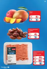 Catalog Carrefour Market săptămâna 39 Pagină 15: Curmale deshidratate cu sâmburi €4,49, Mango €3,99