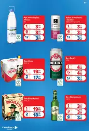 Catalog Carrefour Market săptămâna 39 Pagină 17: Bere Beck's €3,99, Bere Ursus €17,90