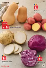 Catalog Carrefour Market săptămâna 39 Pagină 21: Varză roșie €2,29, Dovleac plăcintar €1,85