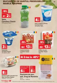 Catalog Carrefour Market săptămâna 39 Pagină 27: Drag de România pastramă de porc felii €13,04