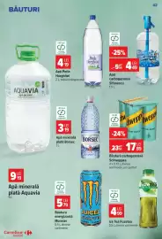 Catalog Carrefour Market săptămâna 39 Pagină 42: Sifonescu apă carbogazoasă €4,49, Schweppes băutură carbogazoasă €17,89