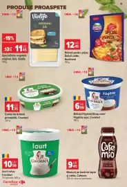 Catalog Carrefour Market săptămâna 39 Pagină 5: Laurt natur, covalact €10,99, Rauch Cafe mio €9,45