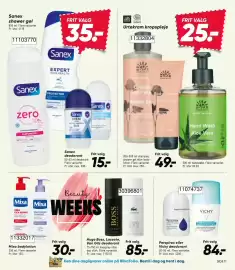 Bilka tilbudsavis uge 39 Side 11: Sanex shower gel €35,00, Urtekram kropspleje €25,00