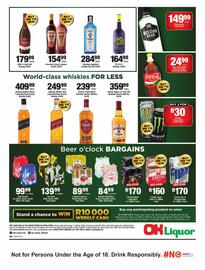 OK Liquor catalogue Page 2: Bernini Sparkling Grape Frizzante €84,99, Amstel Lager or Radler Beer Cans €89,99