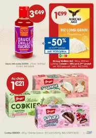 Catalogue b&m page 11: Bergen Cookies €1,21, GO-TAN Sauce chili sucrée €3,49