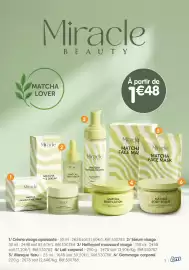 Catalogue b&m page 3: Miracle BEAUTY MATCHA LOVER Miracle 2 3 À partir de 1€48 Miracle A Miracle MATCHA FACE MA 5 Miracle