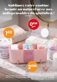 Catalogue b&m page 4: Sublimez votre routine beauté au naturel avec nos indispensables du quotidien ! 1€12 0€68 0€98 3 300