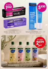 Catalogue b&m page 7: Neutrogena HYDRO BOOST €5,95, Truesmile Dentifrice + brosse à dents €1,62