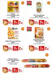 Catalogue Coccinelle Supermarché page 14: Belle France Tarte aux poireaux €2,00, Belle France Blanquette de Veau €2,85