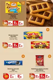 Catalogue Coccinelle Supermarché page 21: ST MICHEL Gâteau chocolat Doomino €1,45