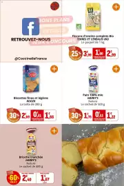 Catalogue Coccinelle Supermarché page 23: Harry's Brioches tranchées €1,67, HARRY'S Pain 100% mie Nature €1,22