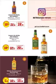 Catalogue Coccinelle Supermarché page 41: WILLIAM PEEL Whisky blended scotch €15,99, JACK DANIEL'S Blackberry €19,79