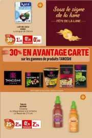 Catalogue Coccinelle Supermarché page 8: KARA Lait de coco €1,15, GOTAN Sauce Sriracha €2,24