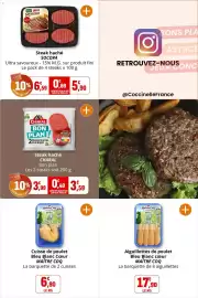 Catalogue Coccinelle Express page 10: CHARAL Steak haché €3,59, SOCOPA Steak haché €5,90