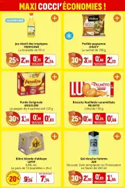 Catalogue Coccinelle Express page 3: AXE Gel douche homme €1,95, D'AUCY Poêlée paysanne €2,23