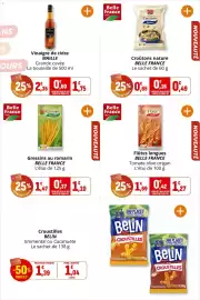 Catalogue Coccinelle Express page 30: MAILLE Vinaigre de cidre €1,75, Belle France Flûtes longues €1,27